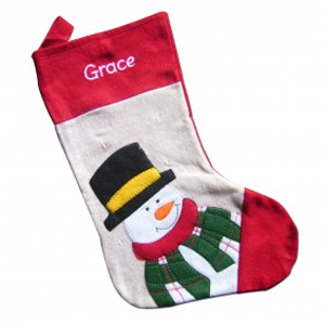 Snowman Stocking