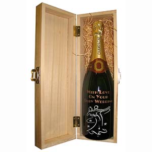 personalised Special Anniversary Champagne Ruby