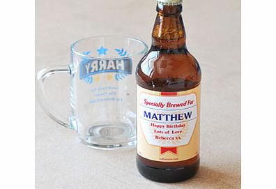 Personalised Specially Brewed For Beer