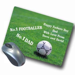personalised Sports Design Mousemat (Football