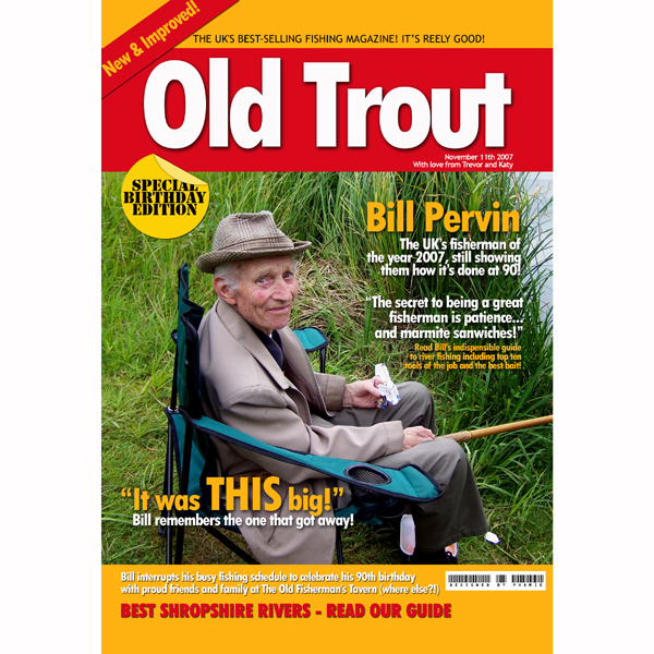 Personalised Sports Magazine Cover Fishing