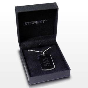 Personalised Stainless Steel Dog Tag Necklace