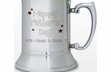 Personalised Stainless Steel Fathers Day Tankard