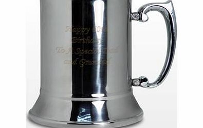 Personalised Stainless Steel Pint Tankard