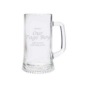 Personalised Stern Half Pint Tankard