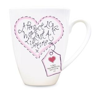 Stitch Heart Perfect Love Mug