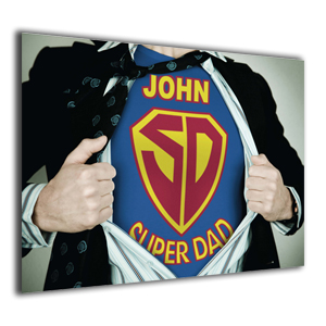 personalised Super Dad Poster - Poster Only
