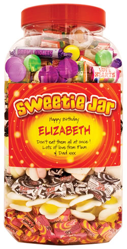 personalised Sweetie Jar - Large