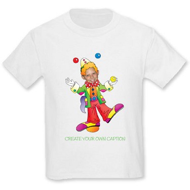 Personalised T-Shirts Personalised Clown T-Shirt
