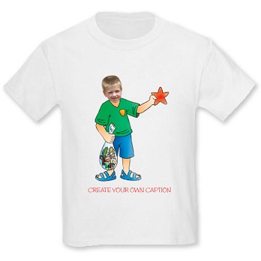 Personalised T-Shirts Personalised Starfish T-Shirt