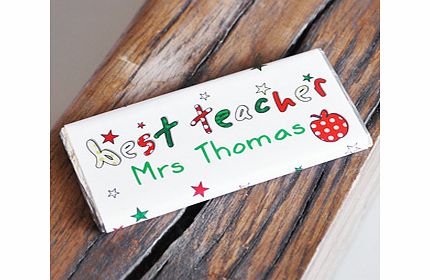 Personalised Teacher Chocolate