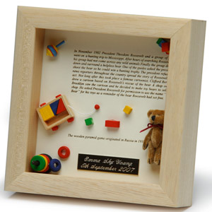 personalised Teddy Bear Picture