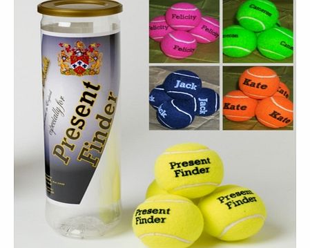 Personalised Tennis Balls- set of 4 1344CX