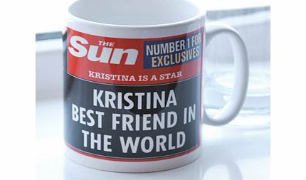 Personalised The Sun Best Friend Mug