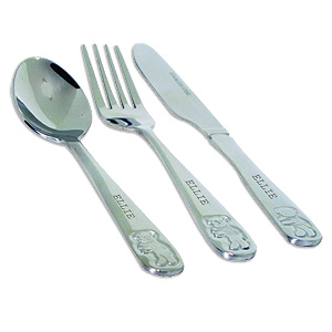 personalised Three Piece Cutlery Set