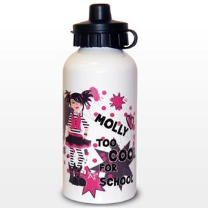 Personalised Too Cool Girl Drinks Bottle