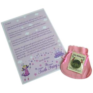 Personalised Tooth Fairy Letter for Girls