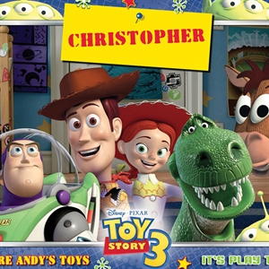 Personalised Toy Story 3 Placemat