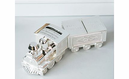 Personalised Train Moneybox with Tooth and Curl