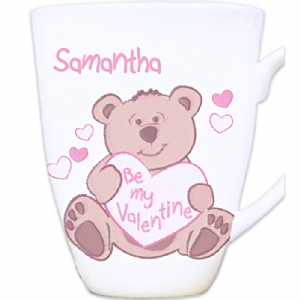 Personalised Valentine Bear Mug