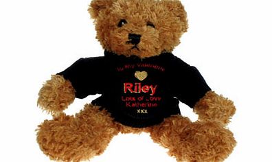 Personalised Valentines Brown Bear For Him