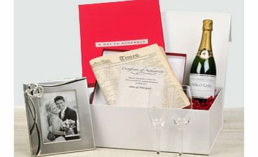 Personalised Wedding Anniversary Gift Box
