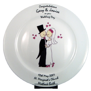 Personalised Wedding Plate