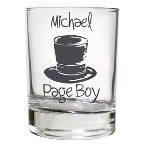 Wedding Top Hat Juice Glass