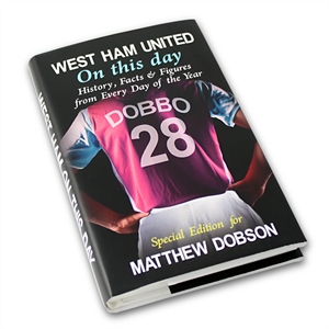 Personalised West Ham United On This Day Book