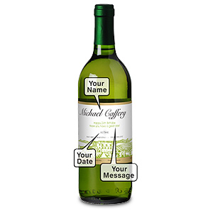 personalised White Wine