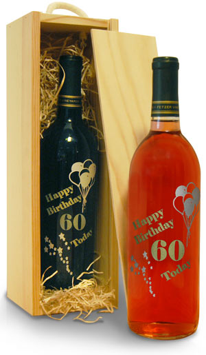 Wine - Happy 60th Birthday