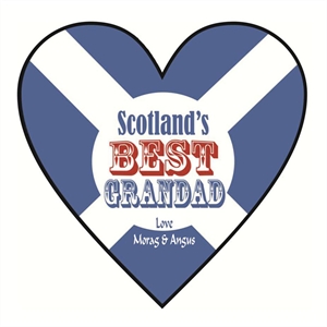 Personalised Wooden Heart - Scotlands Best