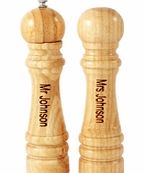 Personalised Wooden Salt and Pepper Mill