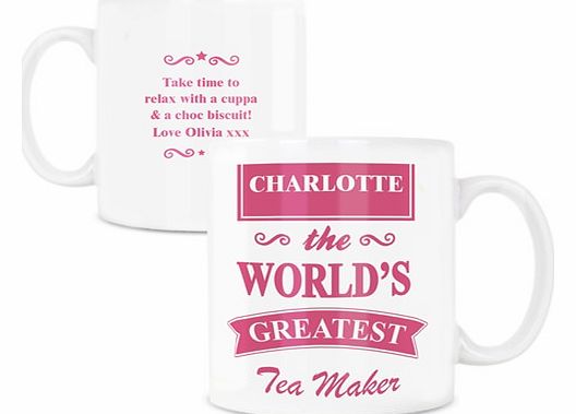 Personalised Worlds Greatest Mug