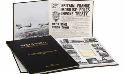 Personalised WWII 75th Pictorial Newspaper Book