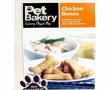 Pet Bakery Chicken Bones Dog Treats 290g