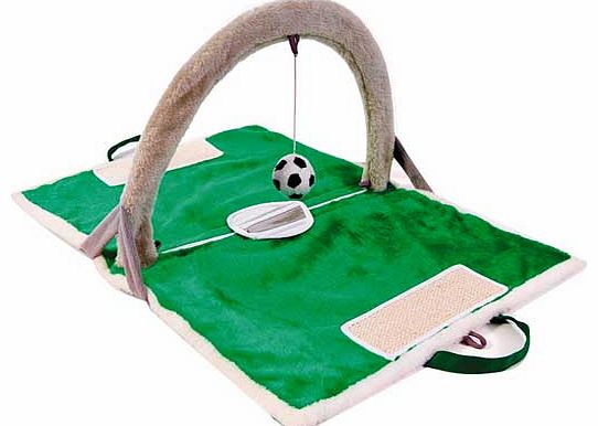 Pet Brands Cat Soccer Playground