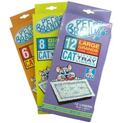 Large Cat Litter Tray Liners 12 pack 79x36cm