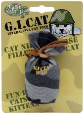 Pet Brands GI Camouflage Catnip Duffle Bag Cat Toy