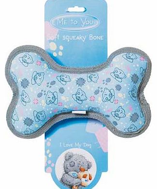 Pet Brands Me To You Soft Squeaky Bone Dog Toy
