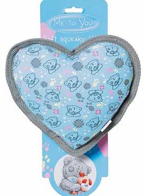 Pet Brands Me To You Soft Squeaky Heart Dog Toy