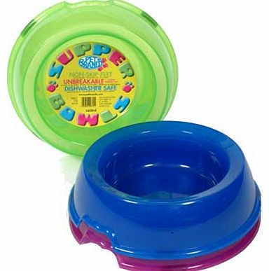 Pet Brands Translucent Dog Supper Bowl - 1.6 Litre