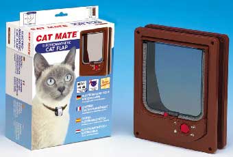 Pet Mate Ltd Pet Mate 254 White Electromagnetic Cat Flap