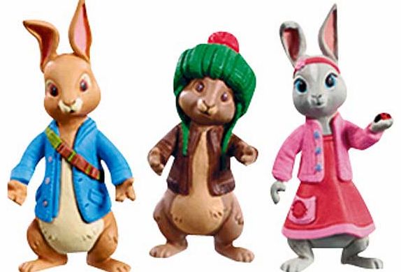 Peter Rabbit Best Friends Figures - 3 Pack