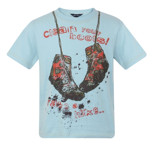 Peter Storm Boys Muddy Boots T-shirt