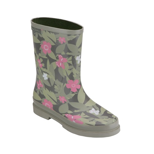 Peter Storm Girl` Floral Camouflage Wellingtons