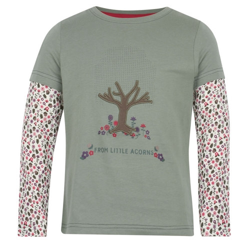 Peter Storm Girls Acorn Double Layer T-shirt