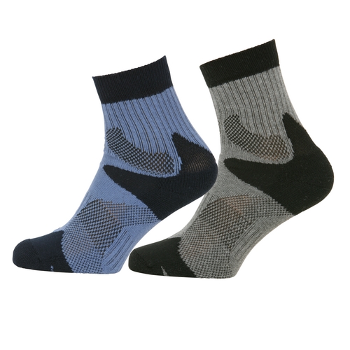 Unisex 2 Pair Active Socks