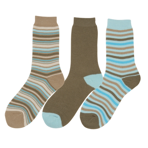 Peter Storm Women` 3 Pair Wool Loop Pile Socks