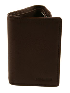 Peter Werth Brown Tri Fold Leather Wallet